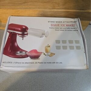 Stand Mixer Attachment Shaved Ice Maker, Snocones
